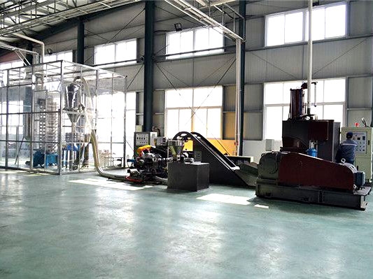 Rubber additives to disperse the mother rubber production line